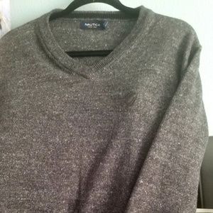 Mens v-neck pullover sweater